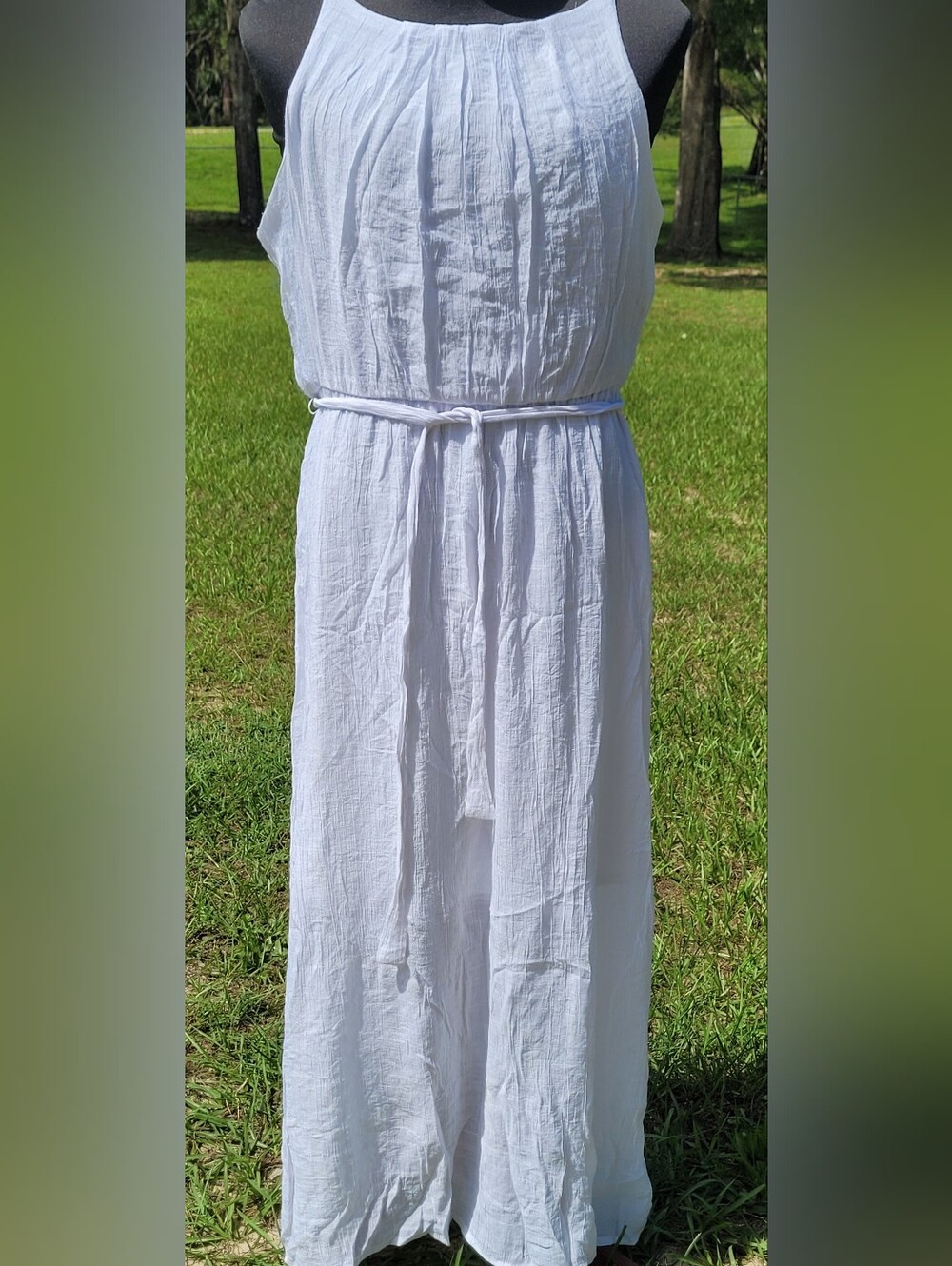 TACERA White Gauze Like Dress ❤️ GORGEOUS!!! Size XL